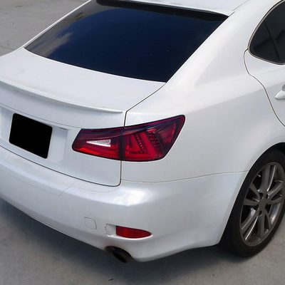 2006-2008 Lexus IS250/IS350 LED Tail Lights & Trunk Lights Chrome/Red Lens