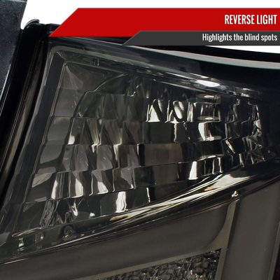 2011-2013 Scion tC LED Tail Lights Chrome Housing/Smoke Lens