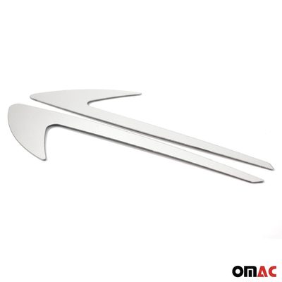 Lexus Side Door Molding Trim Skirt Garnish Stainless Steel Gloss 2Pcs