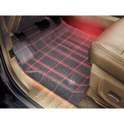 Tapetes Husky Weatherbeater 1ra y 2da Fila color Negro para Mazda BT-50 25 - 26