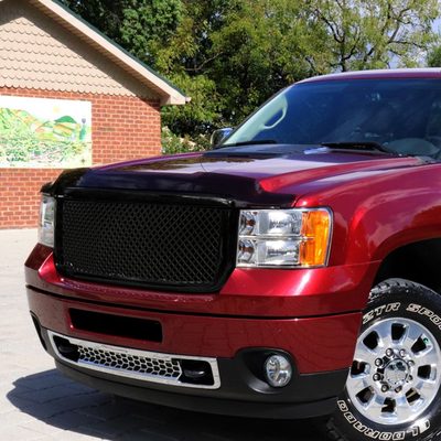 2007-2013 GMC Sierra 1500 Light Duty Glossy Black ABS Honeycomb Mesh Grille