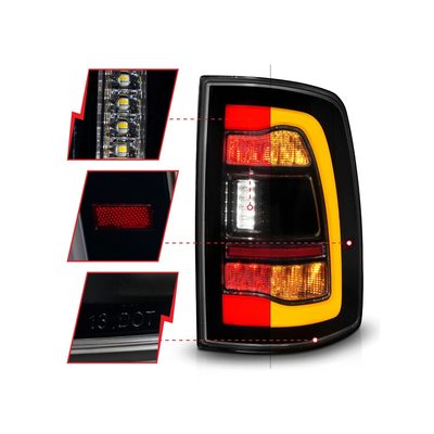 Anzo Smoked Black LED Tail Lights 311472