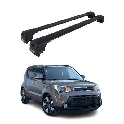 2014-2019 Kia Soul Roof Rack Cross Bars Black
