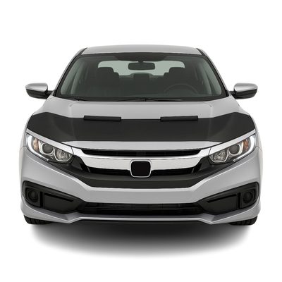 2016-2021 Honda Civic Sedan Car Bonnet Mask Hood Bra Black 1 Pc