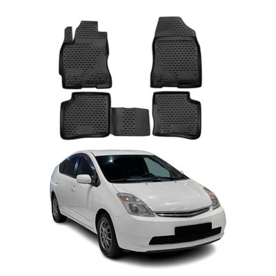 2003-2009 Toyota Prius Floor Mats Liners Full Set All Weather Black