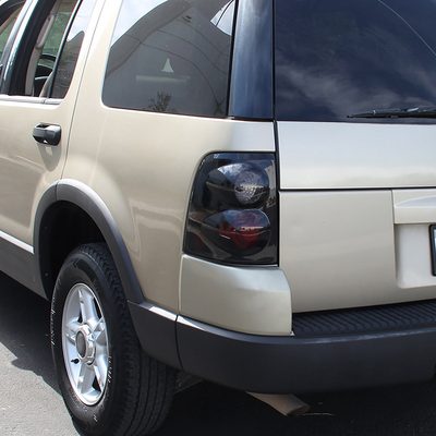 2002-2005 Ford Explorer Tail Lights Glossy Black Housing/Smoke Lens
