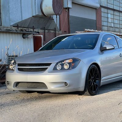 2005-2010 Chevy Cobalt Pontiac G5/Pursuit Dual Halo Projector Headlights Black