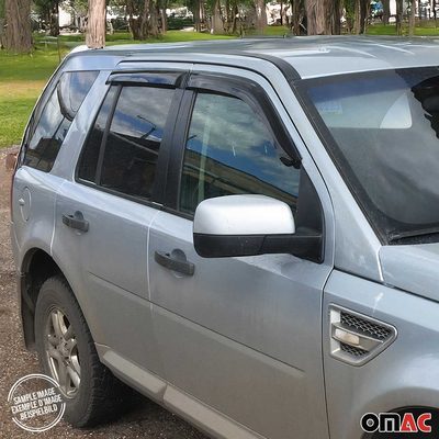 2016-2021 Hyundai Tucson Window Visor Vent Rain Deflector 4Pcs Smoke