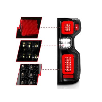 Anzo Black LED Tail Lights 311414