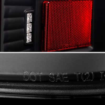 2014-2017 Chevy Silverado/ GMC Sierra 3500HD V2 LED Tail Lights Chrome/Clear