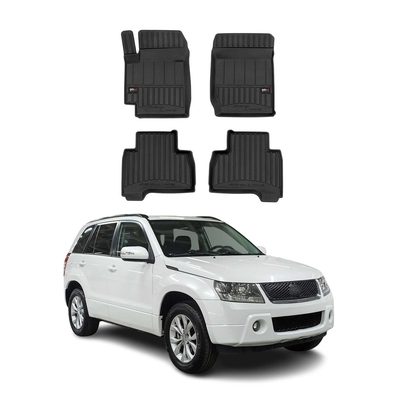 2005-2014 Suzuki Grand Vitara Premium Floor Mats Black Heavy Duty All-Weather