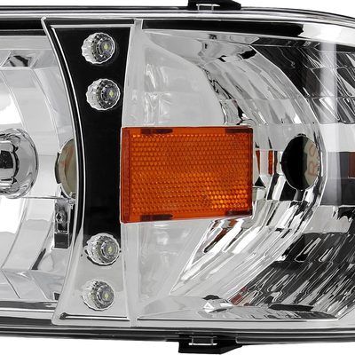 1994-2001 Dodge RAM 1500/ RAM 2500 3500 Crystal Headlights Chrome