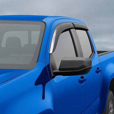 Goodyear Wind Deflectors for Chevrolet Colorado 2023-2026 Crew Cab Smoke 4Pcs