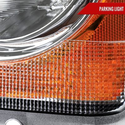 2004-2006 Dodge Durango Factory Style Headlights Chrome Housing/Clear Lens