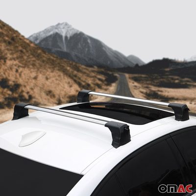 2022-2026 Mercedes C Class W206 Sedan Roof Rack Cross Bars Silver Aluminium 2 Pcs