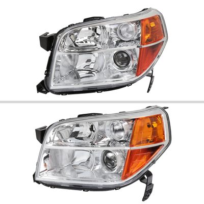 2006-2008 Honda Pilot Projector Style Headlights Chrome Housing/Clear Lens