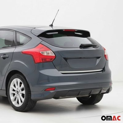 2012-2014 Ford Focus Hatchback Rear Trunk Lid Molding Trim Stainless Steel