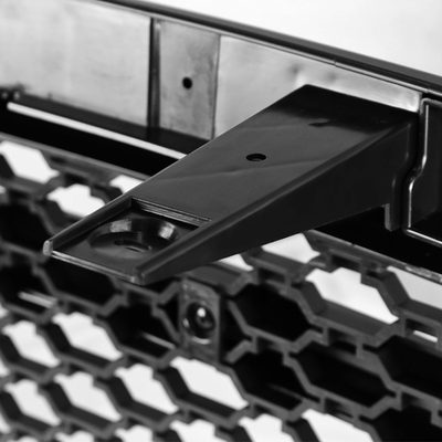 2013-2018 Dodge RAM 1500 Matte Black ABS Rebel Style Honeycomb Mesh Grille