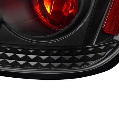 2004-2010 Scion tC Tail Lights Matte Black Housing/Clear Lens