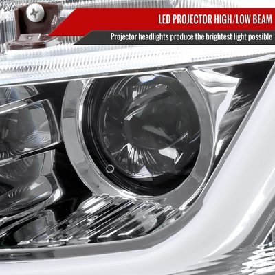 2016-2021 Honda Civic Full LED Projector Headlights Turn Signal Chrome