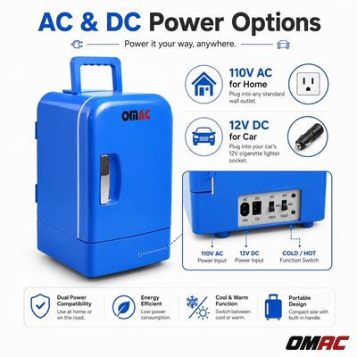 Mini Fridge 4L Portable Car Freezer Cooler Warmer Truck Travel 12V Refrigerator