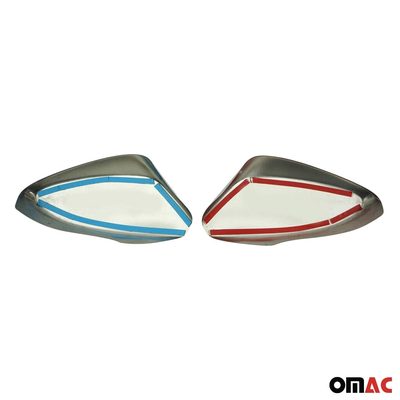 2011-2017 Hyundai Elantra /Accent /Veloster (with indicator) Mirror Cover Caps Stainless Steel with Signal