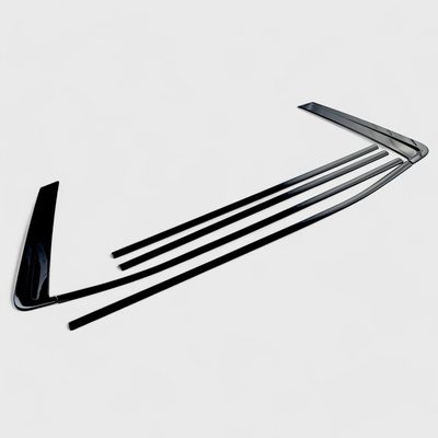2021-2024 Chevrolet Tahoe Window Trim Set Gloss Black 6Pcs ABS Plastic