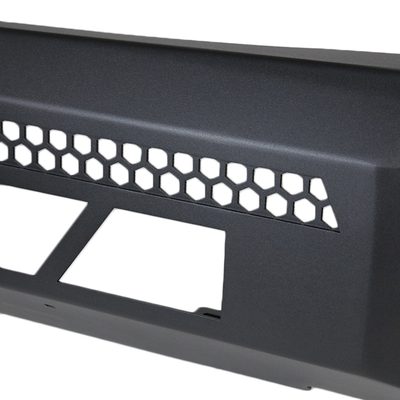 2015-2020 Chevy Colorado Black Heavy Duty Steel Front Bumper & LED Light Ports