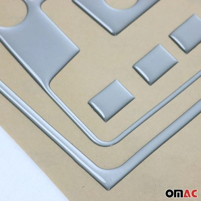 2009-2013 Toyota Corolla Sedan Aluminium Look Dashboard Console Trim Kit 15 Pcs
