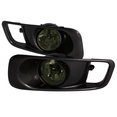 1999-2000 Honda Civic H3 Fog Lights Kit Chrome Housing/Smoke Lens