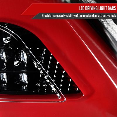 2008-2017 Mitsubishi Lancer / 2008-2015 Lancer EVO X LED Tail Lights Jet Black