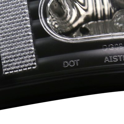 2002-2006 Dodge RAM LED Tail Lights Matte Black Housing/Clear Lens