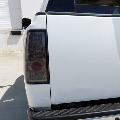 2004-2015 Nissan Titan LED Tail Lights Chrome Housing/Smoke Lens