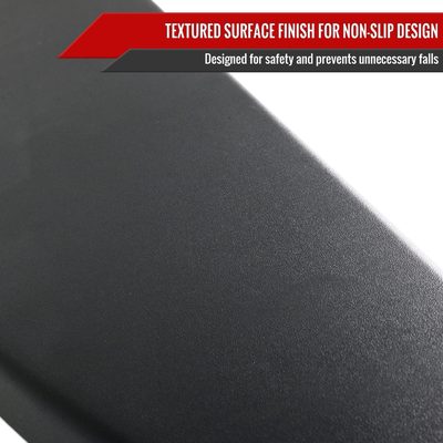 2013-2018 Nissan Frontier Black Textured ABS Tailgate Molding Protector Cap