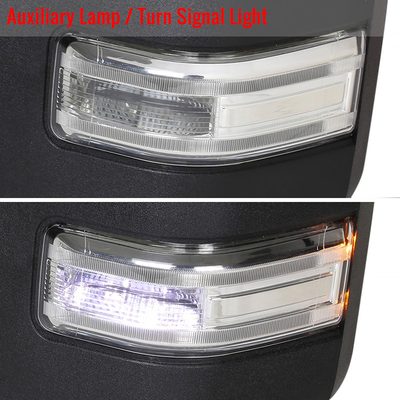 2017-2019 Ford F-250/350/450/550 Super Duty Heated & Manual Towing Mirrors