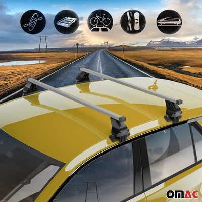 2019-2026 BMW X5 G05 Roof Rack Cross Bars Silver