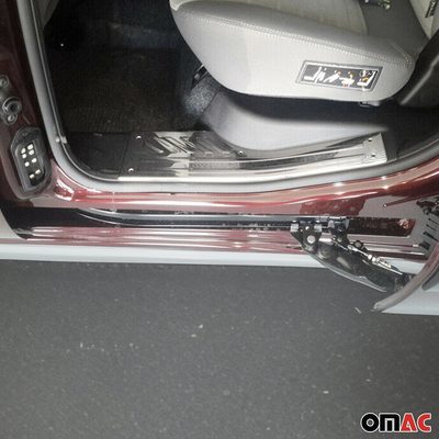 2015-2022 RAM ProMaster City Door Sill Scuff Plate Scratch Protector 2015-22 Stainless Steel 4x