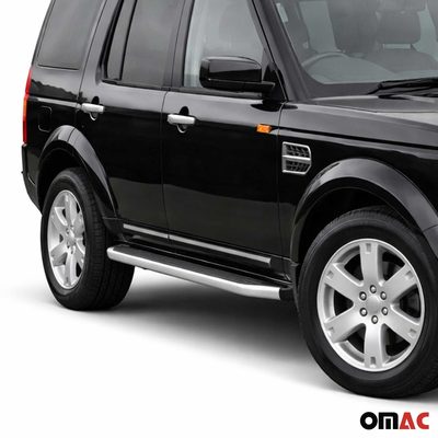 2005-2009 Land Rover LR3 Side Door Molding Trim Skirt Garnish S. Steel 4x