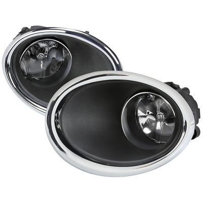 2017-2018 Nissan Rogue Sport H11 Fog Lights Kit Chrome Housing/Clear Lens
