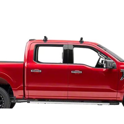 Fits Many 2013-2023 Chevy, Dodge, Ford, Ram, Toyota (BLK-TR-60BK)