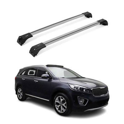 2016-2020 Kia Sorento Roof Rack Cross Bars Silver