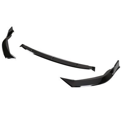 2019-2020 Toyota Corolla Sedan Glossy Black Polypropylen 3Pcs Bumper Lip