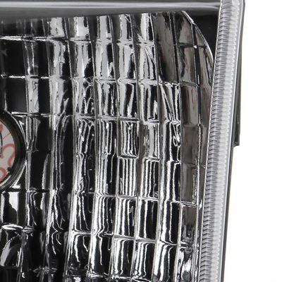 1993-1998 Jeep Grand Cherokee Factory Style Headlights Matte Black/Clear Lens
