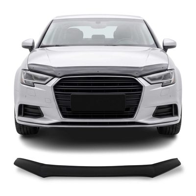 2012-2020 Audi A3 8V Front Bug Shield Hood Deflector 1 Pc Smoke