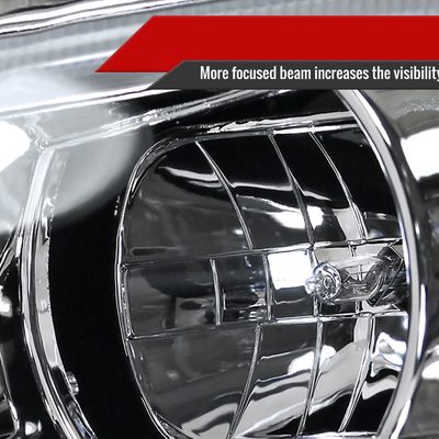 2012-2013 Honda Civic Coupe/ 12-2015 Civic Sedan LED Bar Headlights Chrome