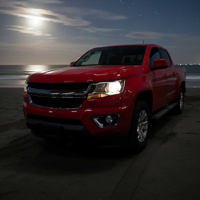 For Chevrolet Colorado 2015-2022 Factory Style Headlights Black Chrome Housing Clear Lens