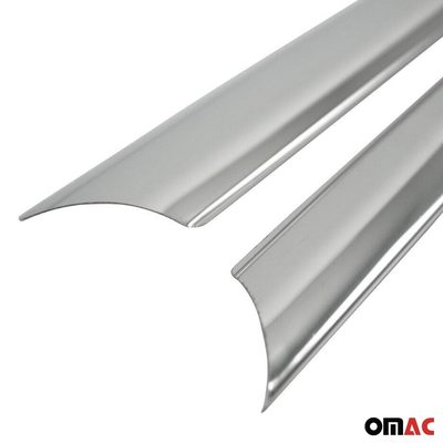 2006-2009 Toyota RAV4 Front Bumper Grill Trim Molding Stainless Steel Silver 4 Pcs
