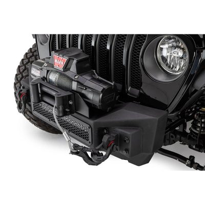 Bumper Delantero Rockline Stubby Winch Para Wrangler JL/JLU / Gladiator JT 18-26 (3 y 5 puertas.)