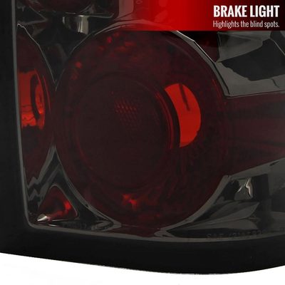 2001-2005 Ford Ranger Tail Lights Chrome Housing/Smoke Lens