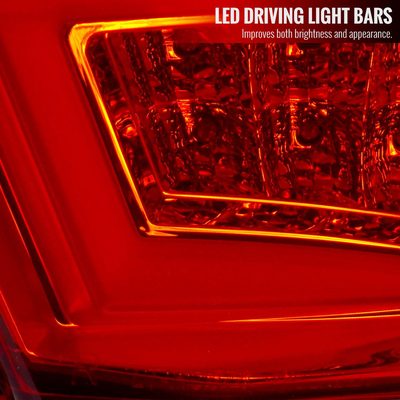 2012-2016 Scion FRS/ Subaru BRZ/ Toyota 86 LED Tail Lights Chrome/Red